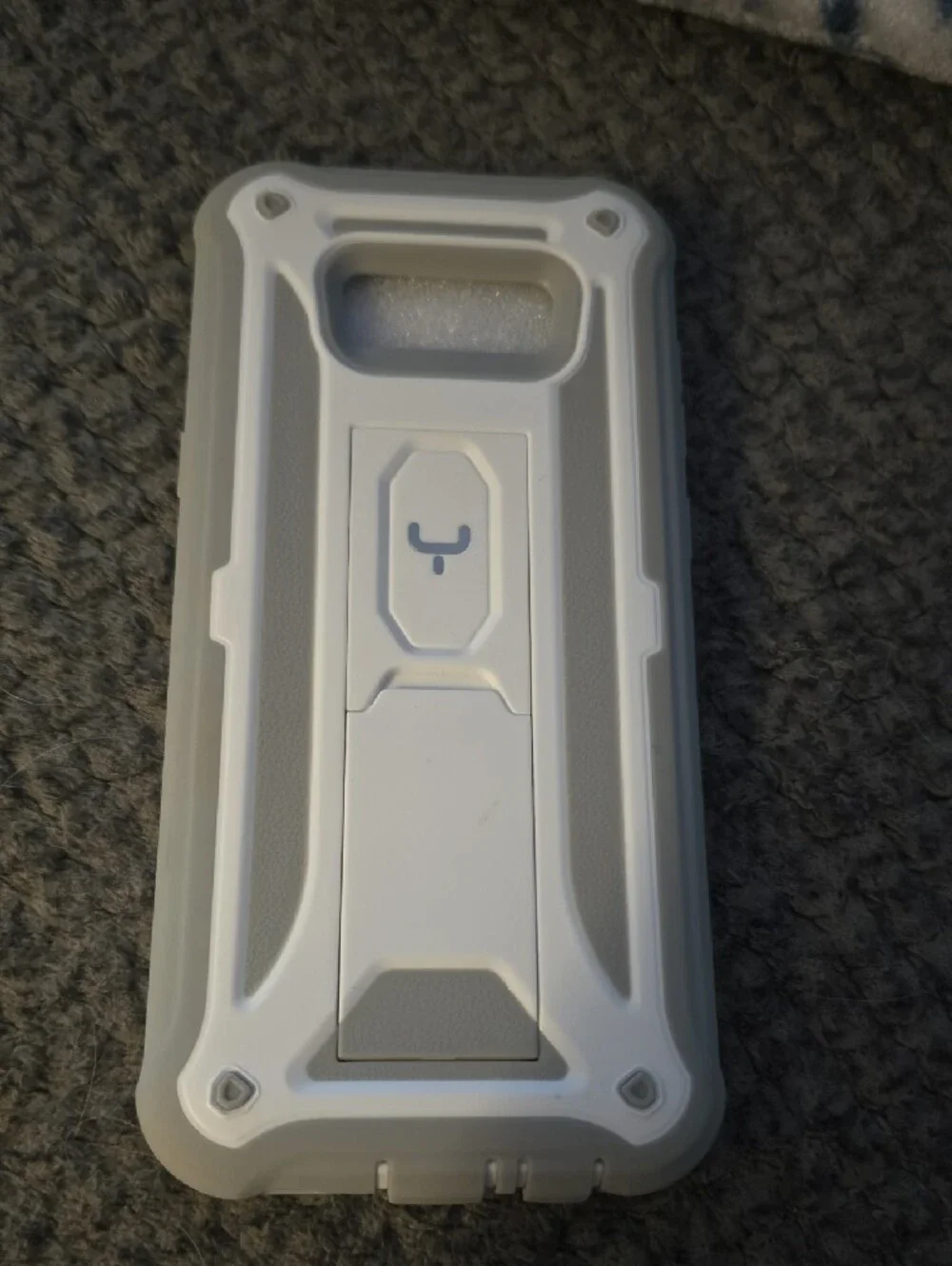 White Protective Phone Case with Screen Protector
